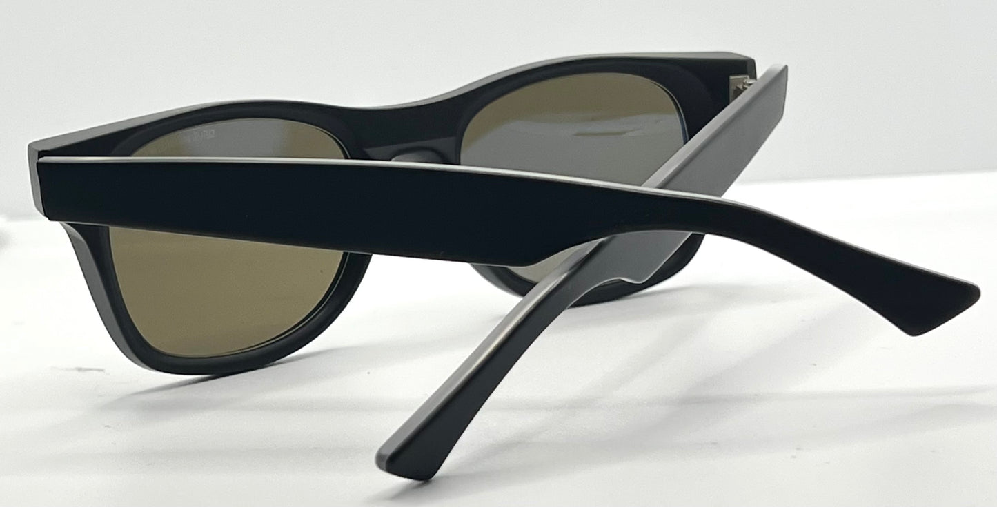Cutler and Gross 1339 C04 Sunglasses-Matte Black-52mm-Full Kit-New/Unworn-Italy