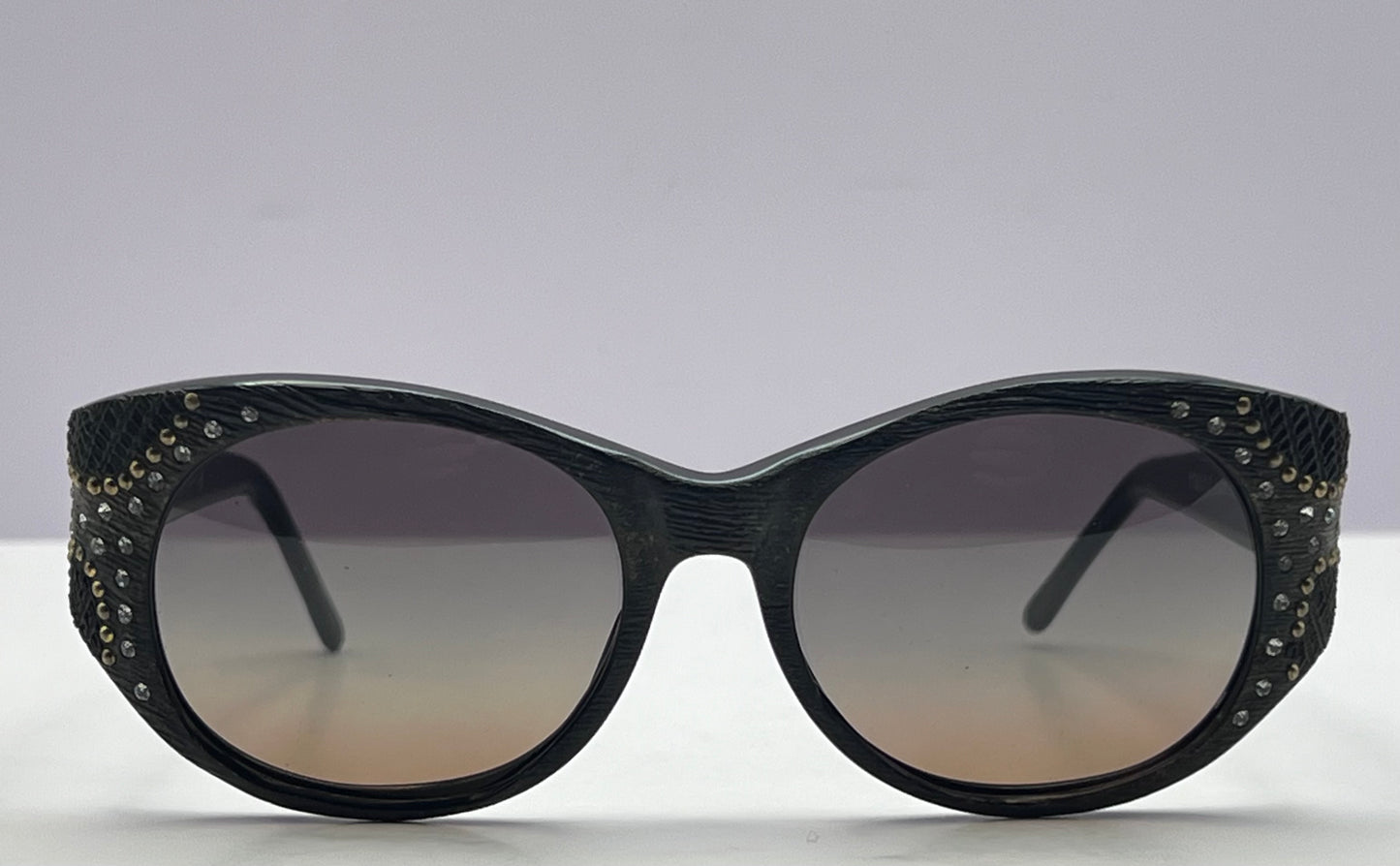 Vintage Emmanuelle Kahnh SUNGLASSES WITH BRAND NEW CUSTOM-GRADIENT Berko’s Designs Lenses