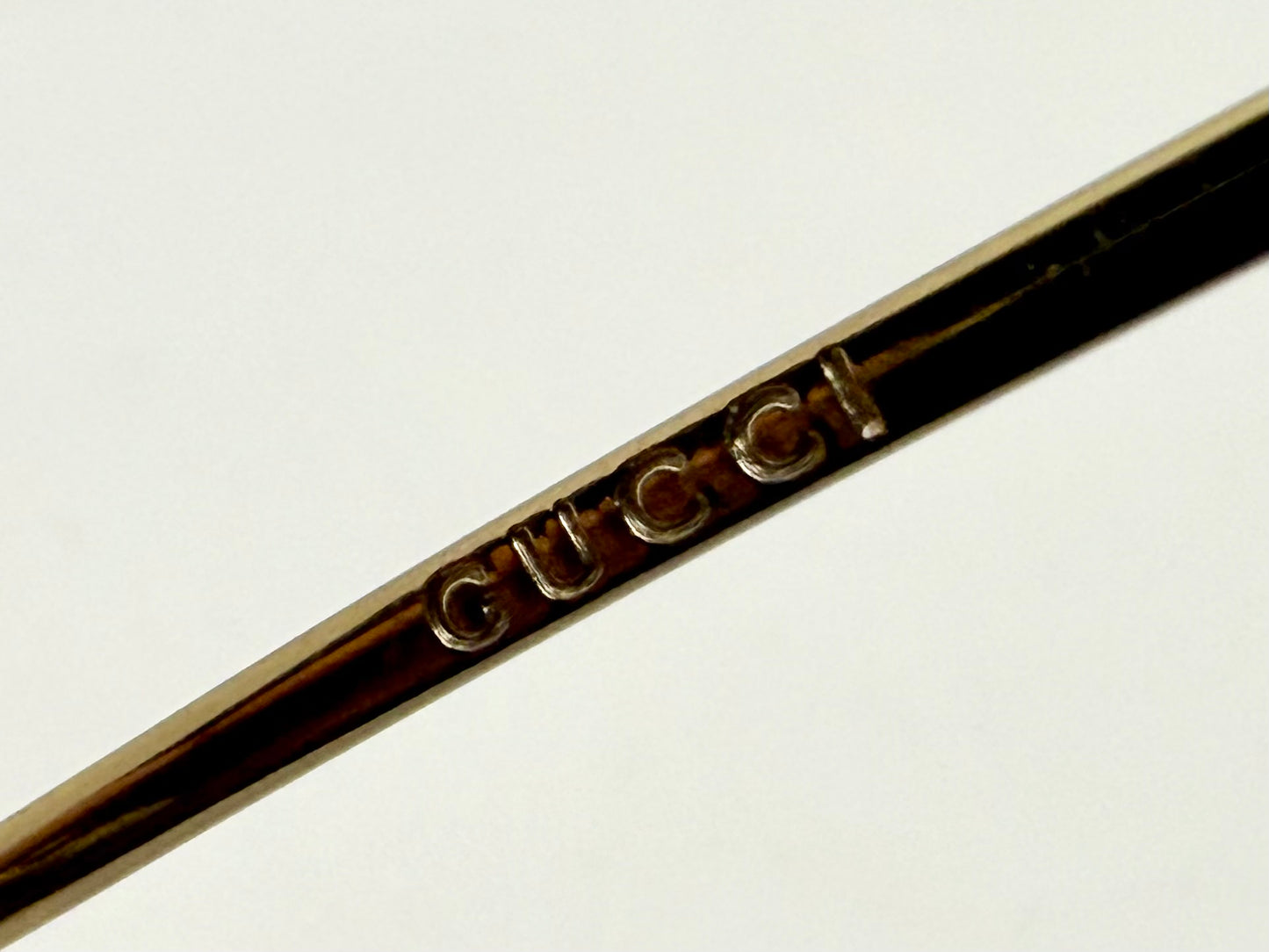 Gucci GG1777/S Strass Rimless Shield Sunglasses Gold/Brown 51mm-VINTAGE/UNWORN