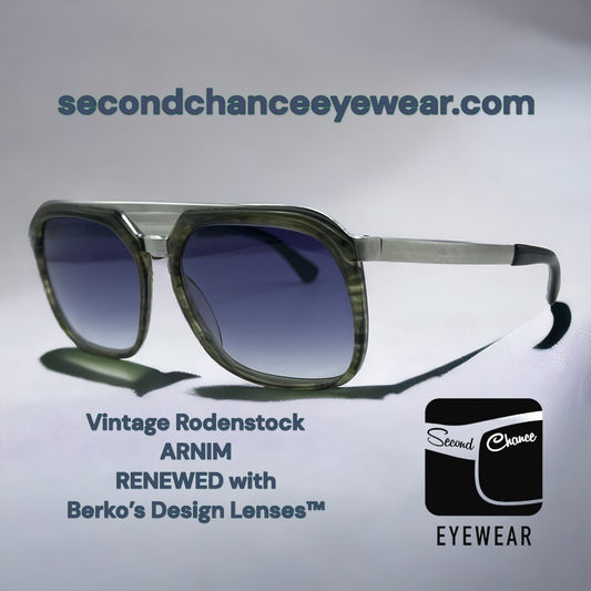 Vintage 70’s RODENSTOCK Model “ARNIM” Sunglasses with BRAND NEW Berko’s Designs Lenses™️