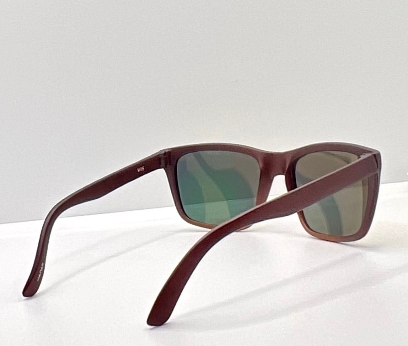 Mira M45 Vintage Sunglasses – Matte Red Frame w/ Yellow Mirror Lenses – NOS