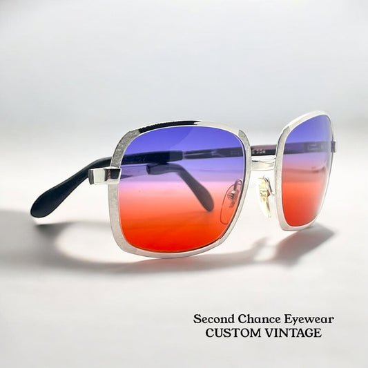 Neostyle Boutique 304 Vintage Sunglasses W|New, Custom “Solar Fade” Lenses-Deadstock-Germany