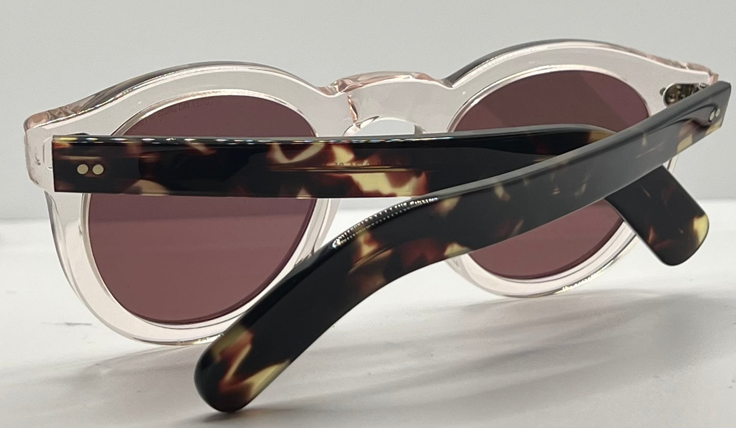 Cutler and Gross CGSN 0734 Crystal/Tortoise Sunglasses-50mm-New/Unworn-Full Kit