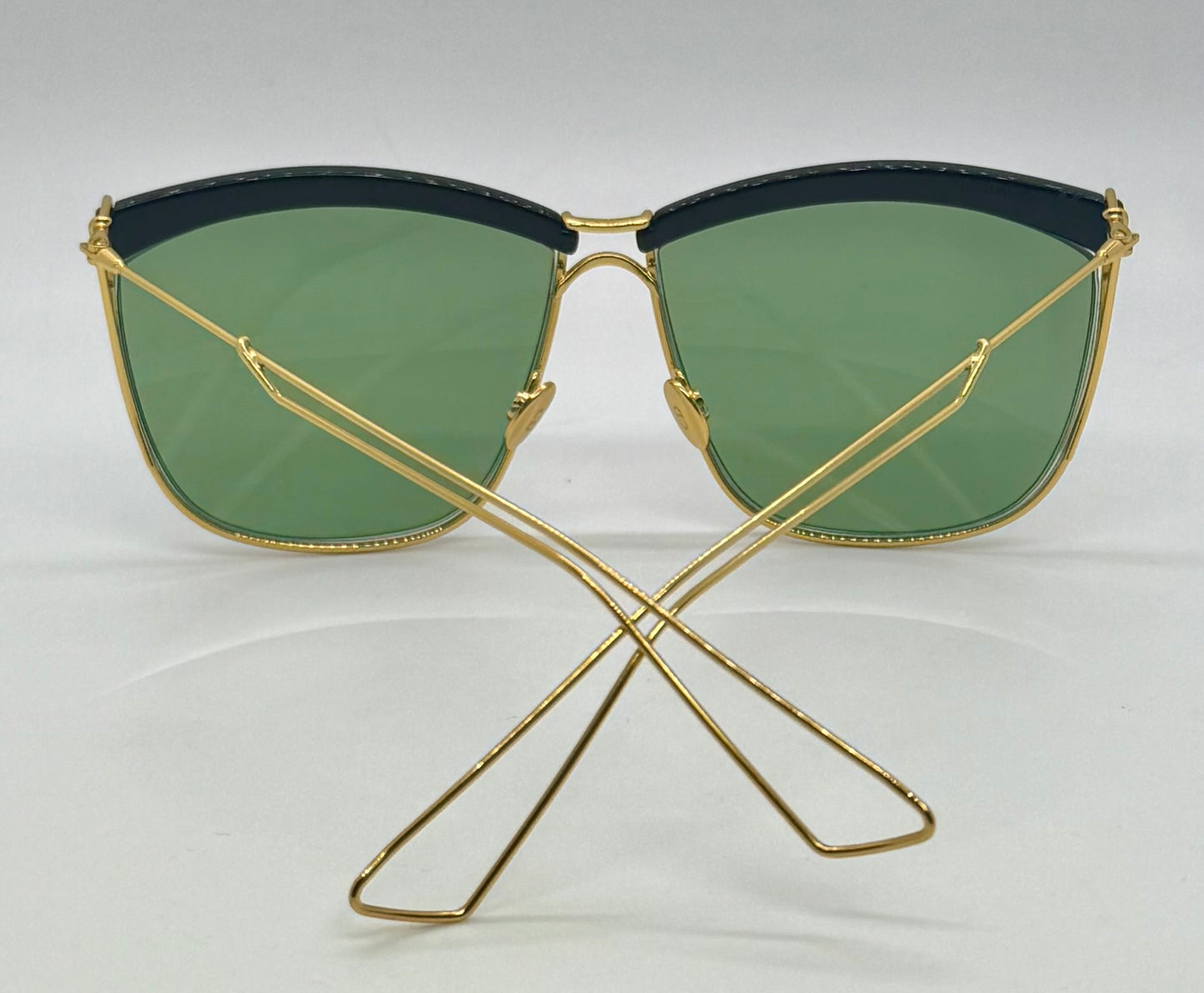 DiorSoElectric Rare Gold Green Sunglasses-Full Kit Authentic-Deadstock/New