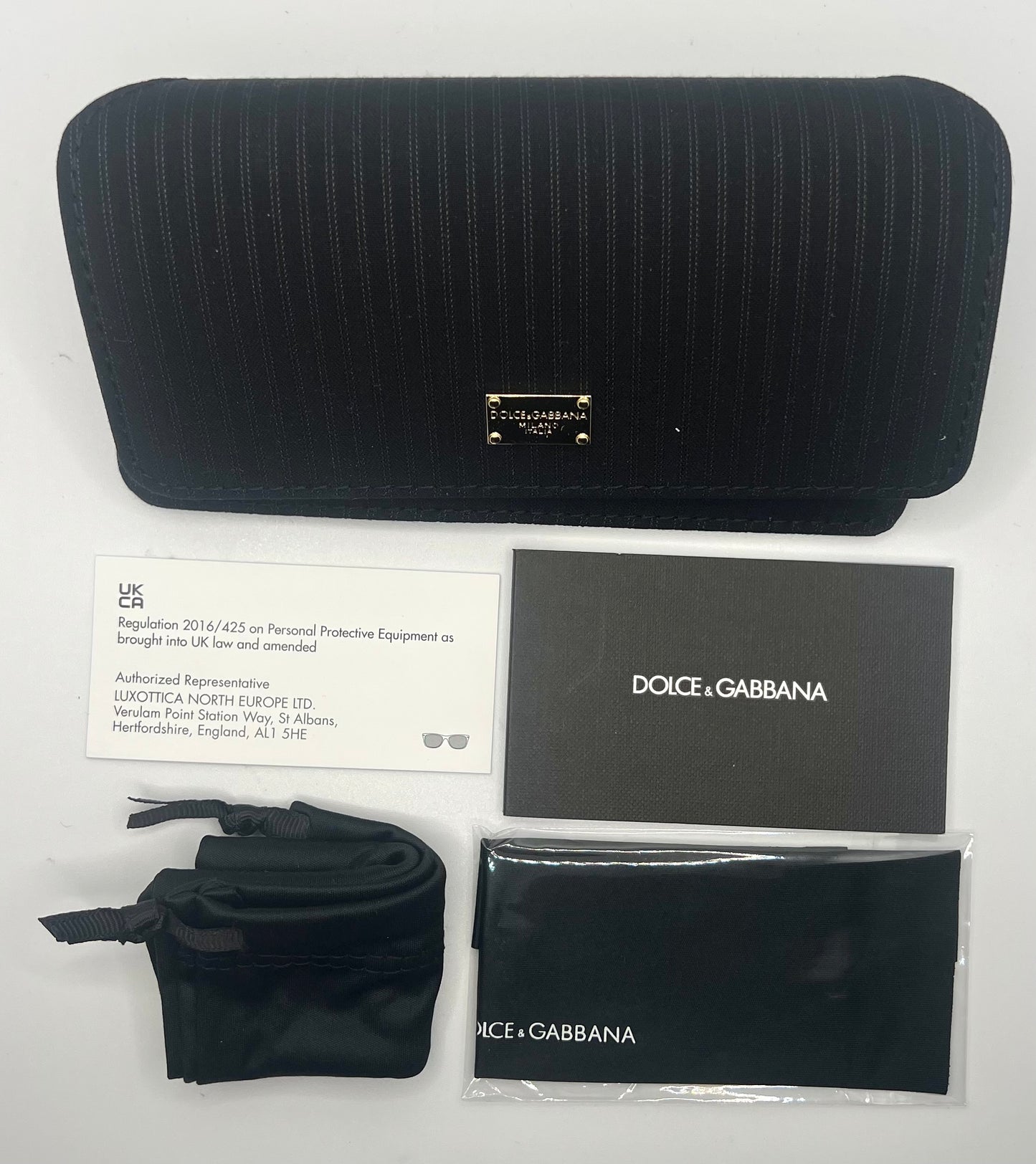 Dolce & Gabbana DG4281 2924/6G Smoke Grey Sunglasses Silver Mirror Lens Full Kit Italy