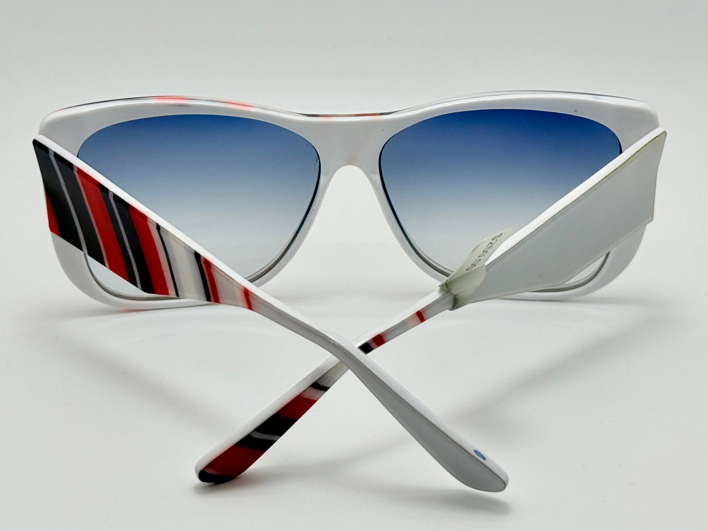 ULTRA CATALINA 4 Striped Sunglasses-Vintage 1980’s-with BRAND NEW “Berkos Designs” Lenses