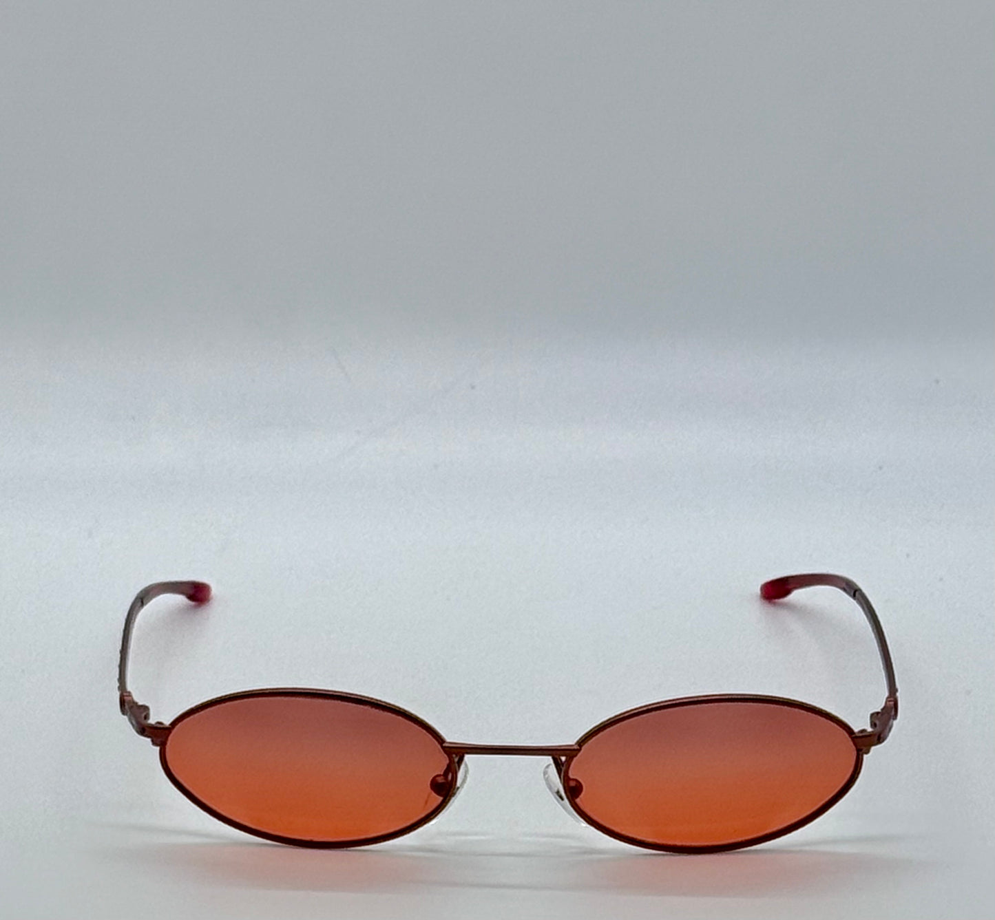 Christian Dior CD 3088 Red Metal Sunglasses w/New Red Tinted Custom Lenses