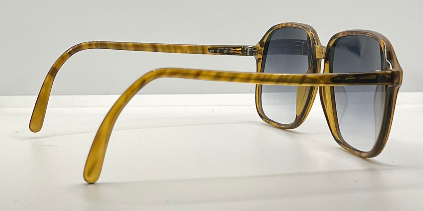 Dunhill 6008 10 Vintage Sunglasses w/New Grey/Mint Green Custom Tinted Gradient Lenses-Unworn