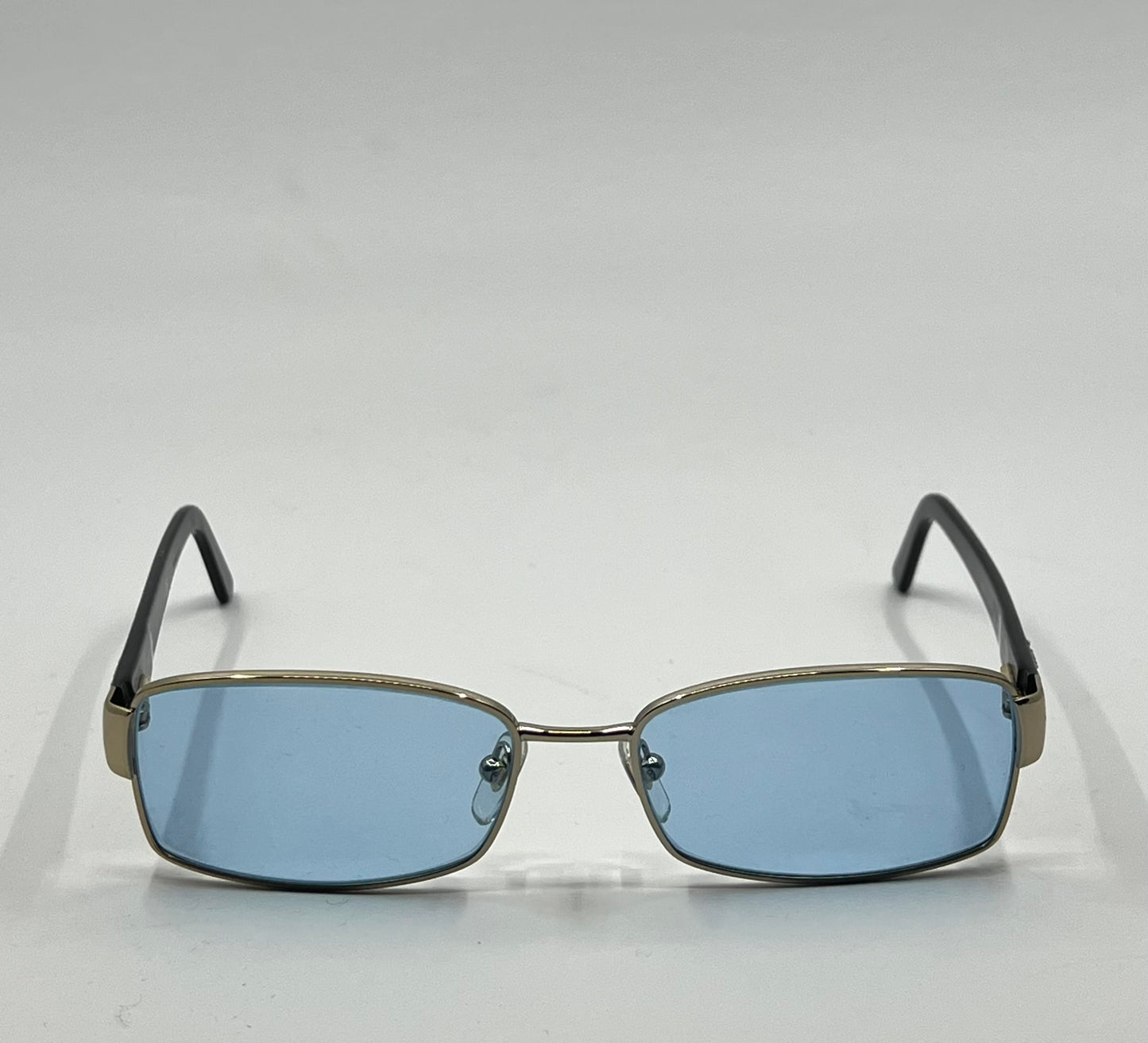 Versace 1177-B-M Sunglasses-Vintage Rhinestone w/New Sky Blue Custom Tinted Lenses