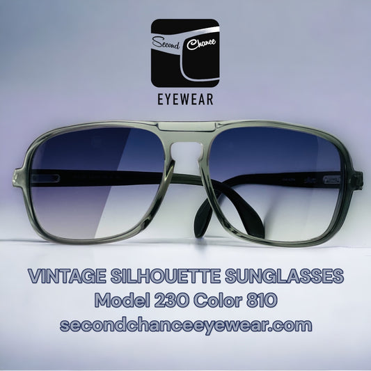 Vintage Silhouette Sunglasses Mod.230 Col.810 with BRAND NEW Berko’s Designs Lenses™️
