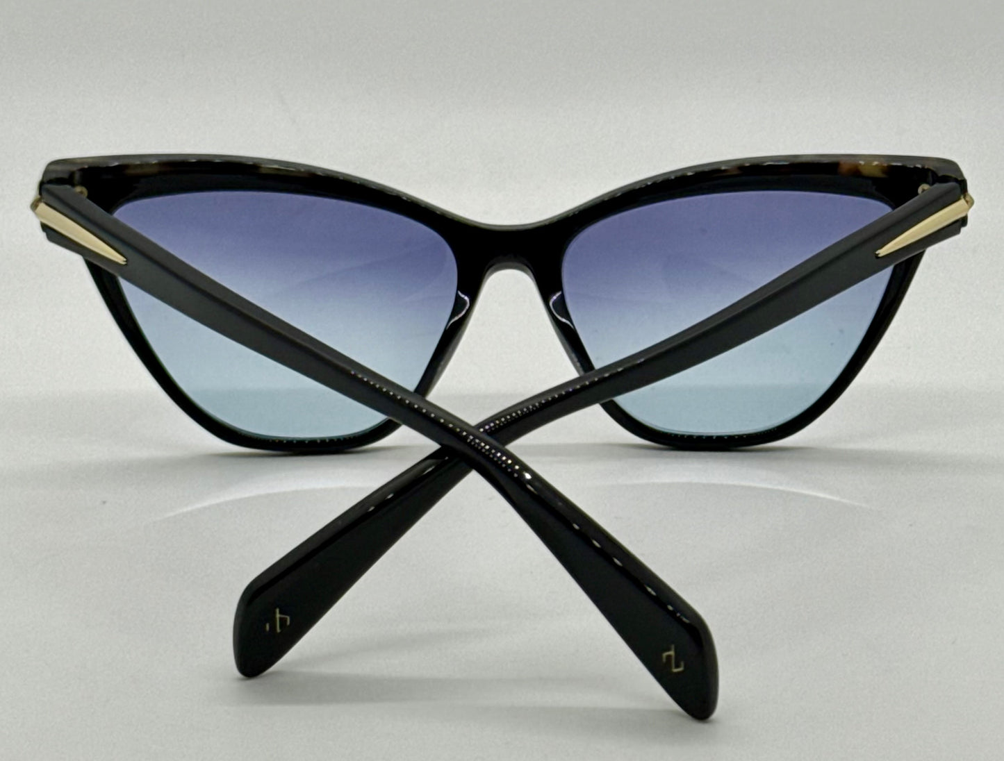Rag & Bone RNB3020 807 Cat-Eye Sunglasses w/New Gradient Blue Custom Lenses-New/Unworn