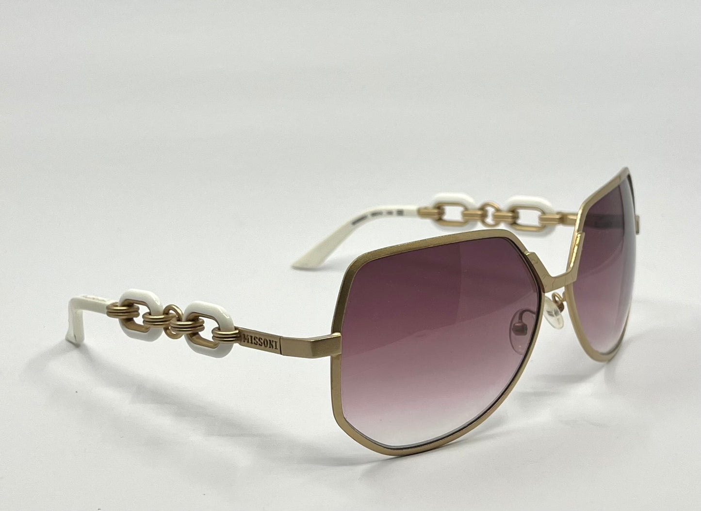Missoni MI66601 Special Edition White/Gold Sunglasses – Deadstock Unworn