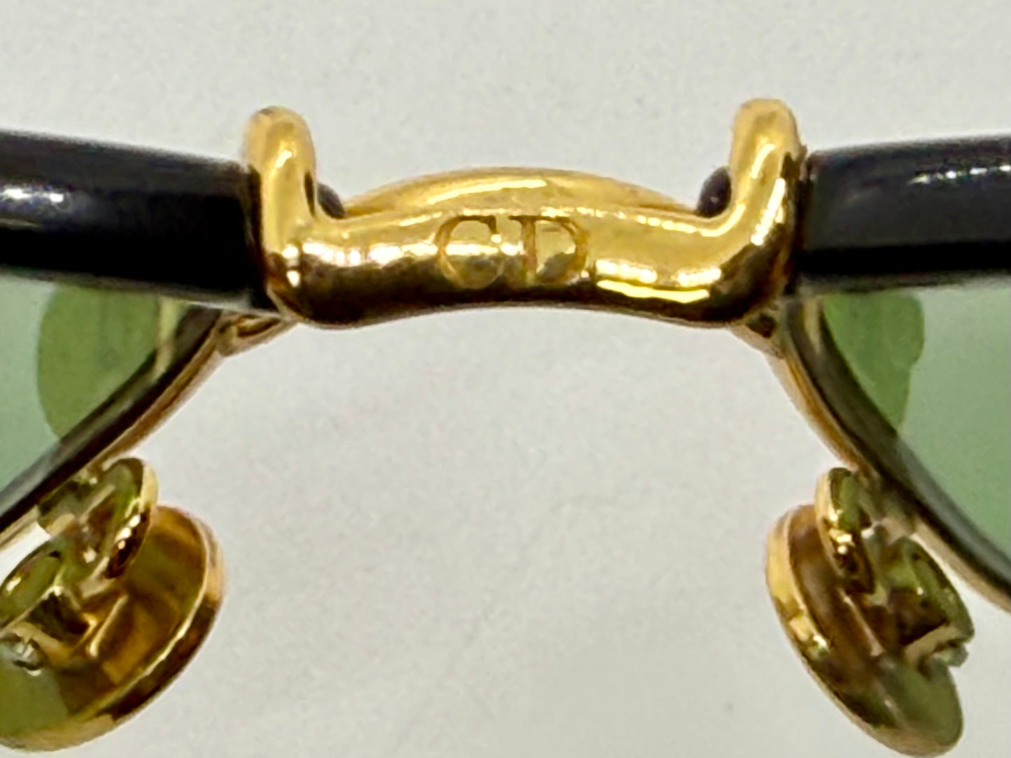 DiorSoElectric Rare Gold Green Sunglasses-Full Kit Authentic-Deadstock/New