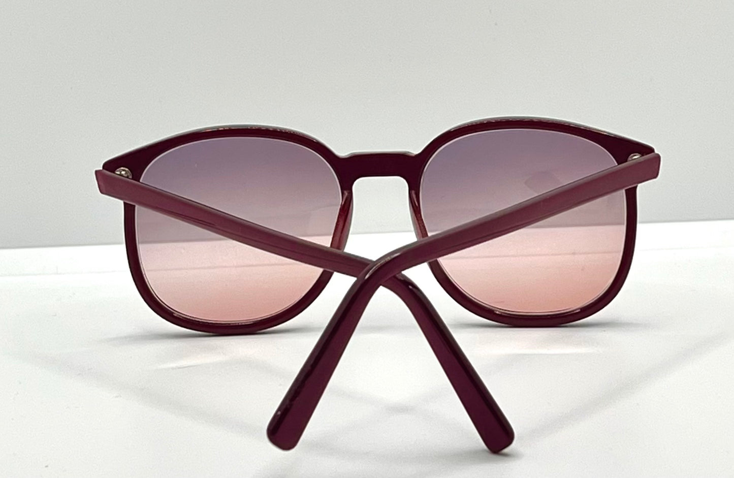 Anglo American Optical MOD.150 Vintage Sunglasses w/New, Custom Rose Fade Lenses-England