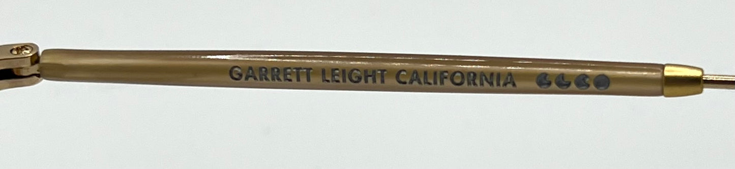 Garrett Leight Linnie PLBGE-MG Pearl Beige Matte Gold 51-19 Eyeglasses – Full Kit, New