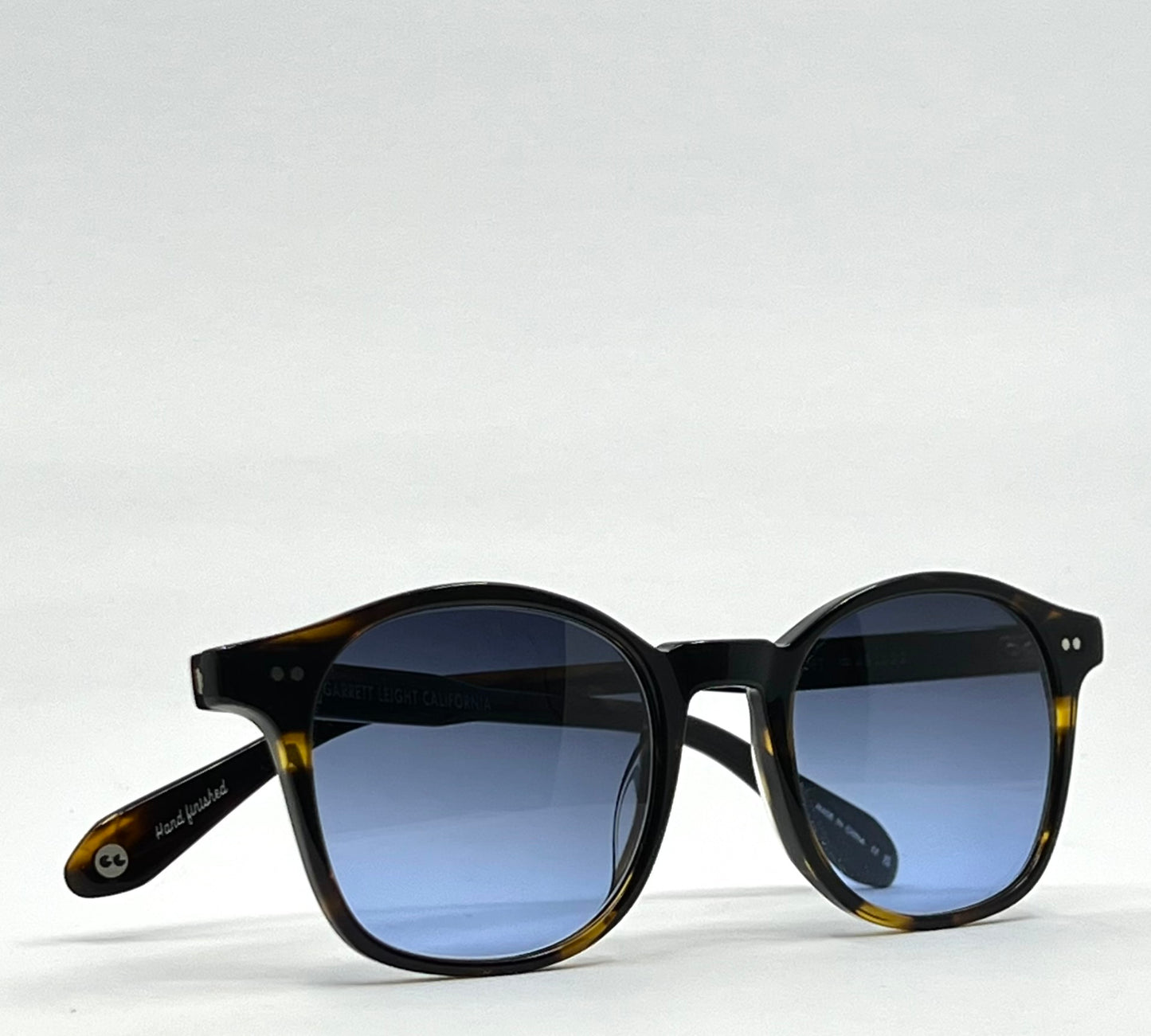 Garrett Leight California Riley COFT Sunglasses w/New Gradient Tinted Custom Lenses-Full Kit