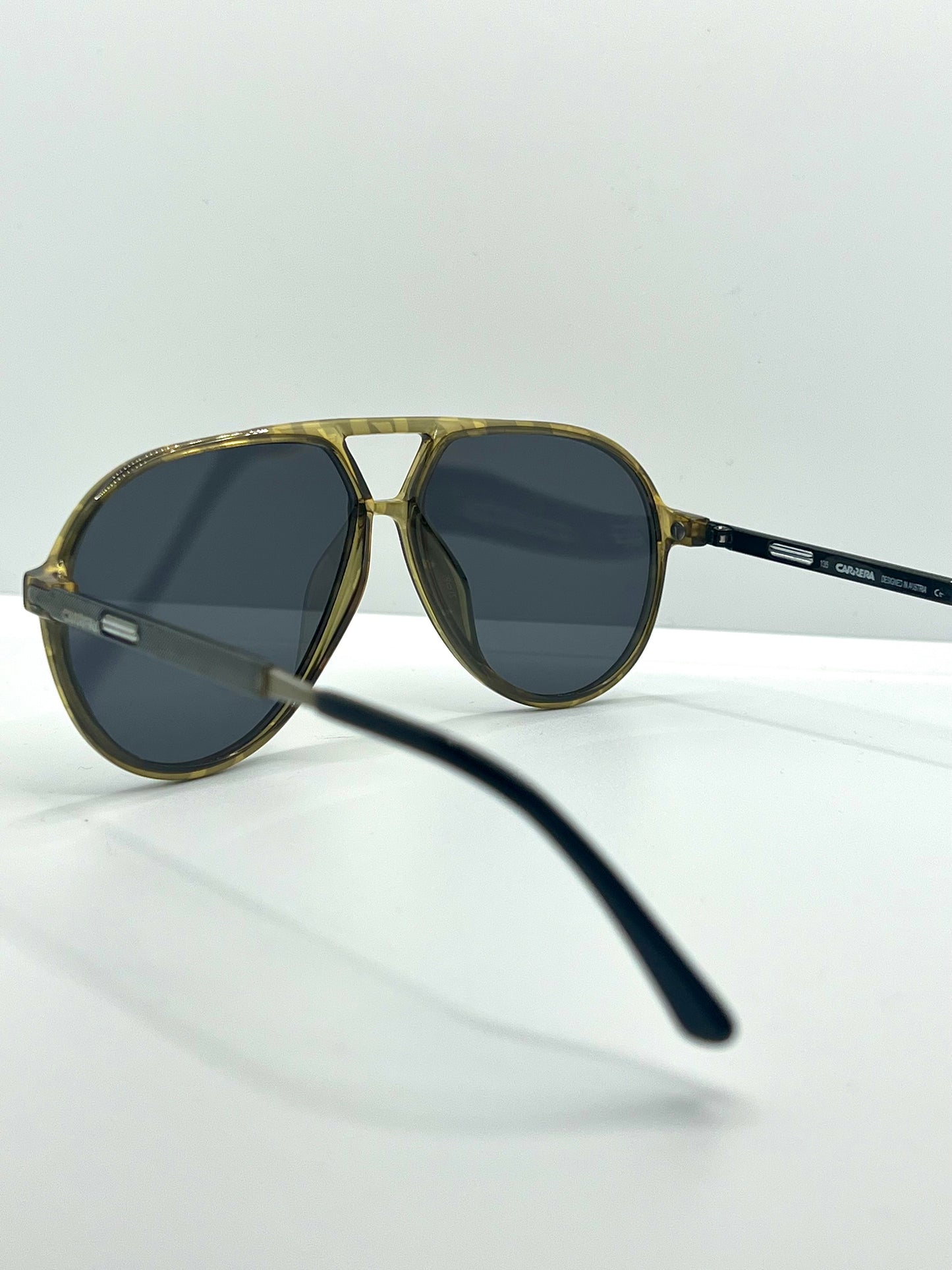 CARRERA CA 5335 20B – AVIATOR VINTAGE SUNGLASSES-CUSTOM BERKO’S DESIGNS LENSES