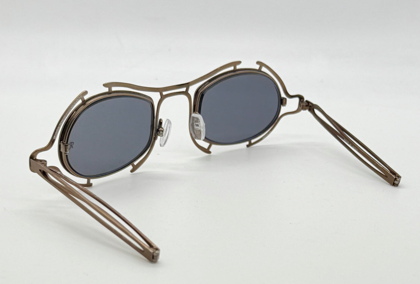 Raf Simons × Linda Farrow RAF13-C1 Bronze Sunglasses – Rare Collaboration