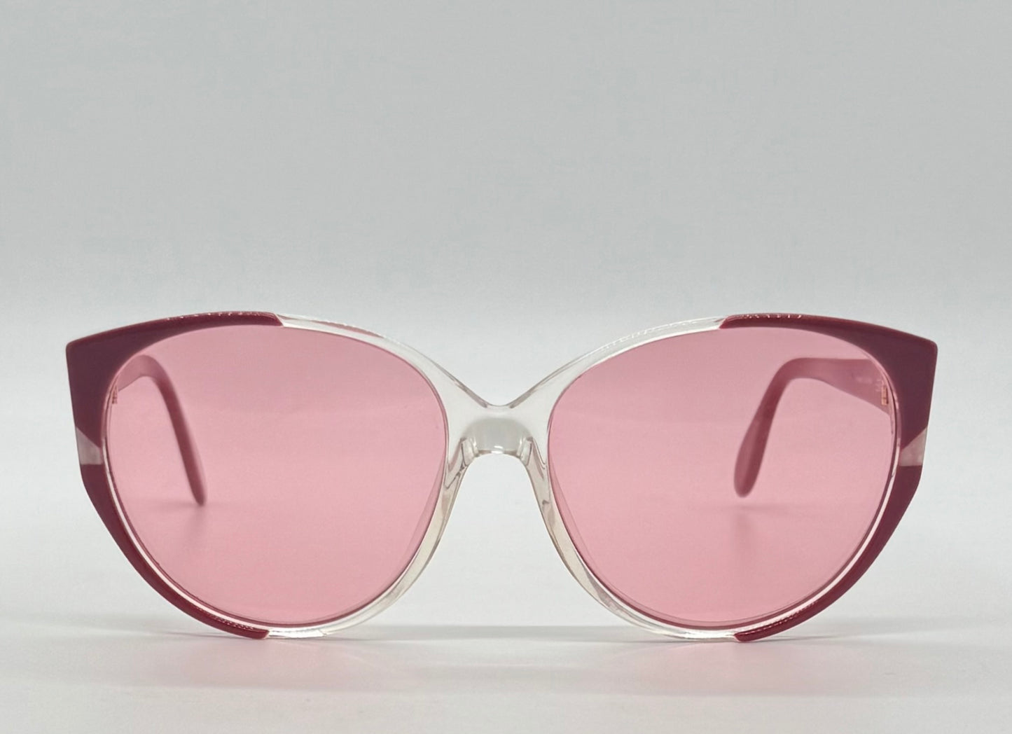 Silhouette M1149/20 C2740 Vintage Cat Eye Sunglasses w/New Pink Custom Lenses-58mm-Austria