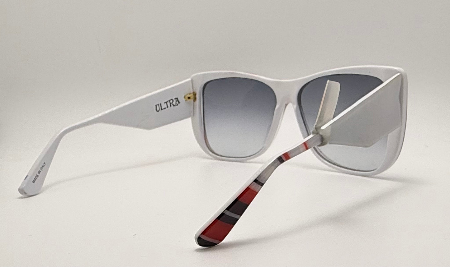 ULTRA CATALINA 4 Striped Sunglasses-Vintage 1980’s-with BRAND NEW “Berkos Designs” Lenses