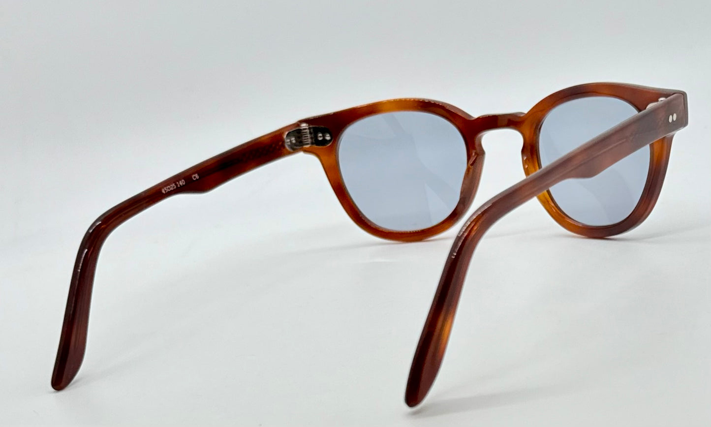 SEE 0528 Core Collection C6 45mm Sunglasses w/New, Light Blue Day/Night CUSTOM Lenses