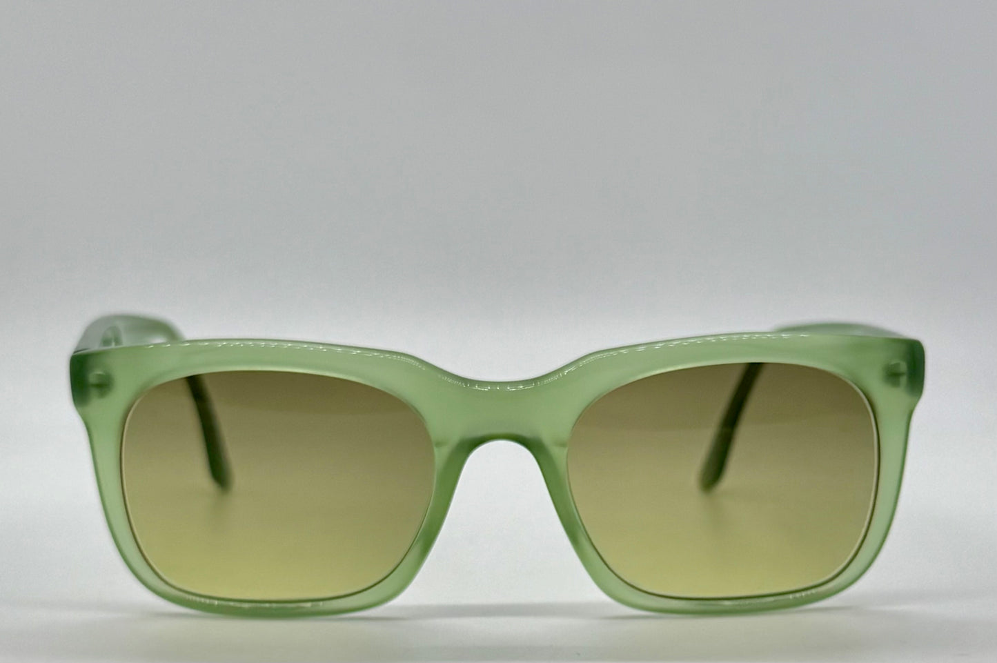 Cutler and Gross M:0974 Green Vintage Sunglasses w/New Olive–Citrus Gradient Custom Lenses-50mm
