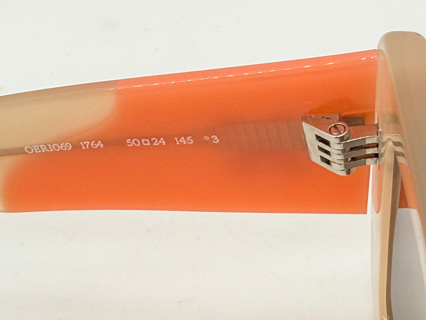 Off-White OERI069 Beige/Orange Sunglasses-50mm-New/Unworn-Full Kit –Italy