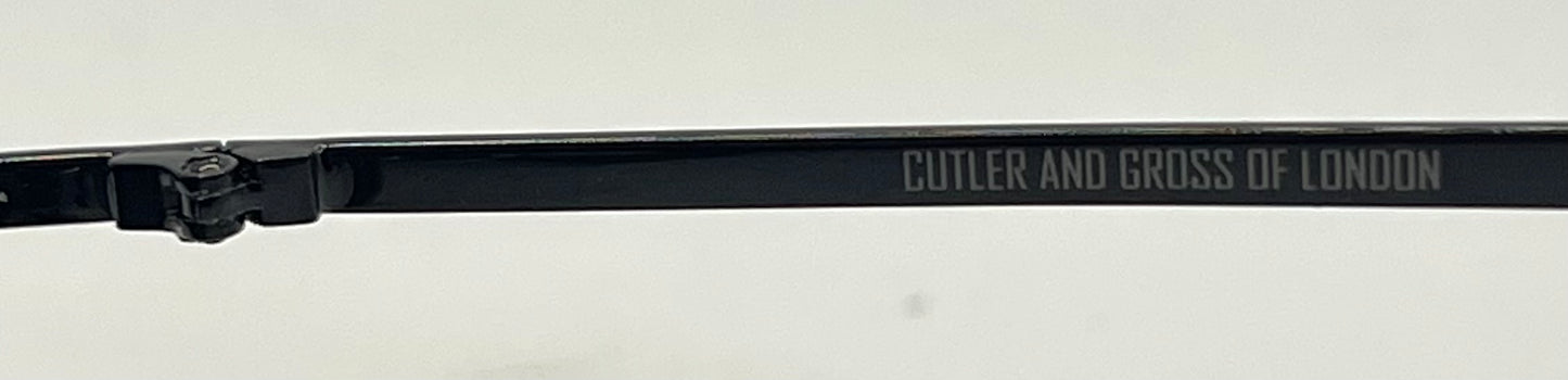 Cutler and Gross 1277 C03 Round Tortoise Sunglasses– New/Unworn-Full Kit-44mm