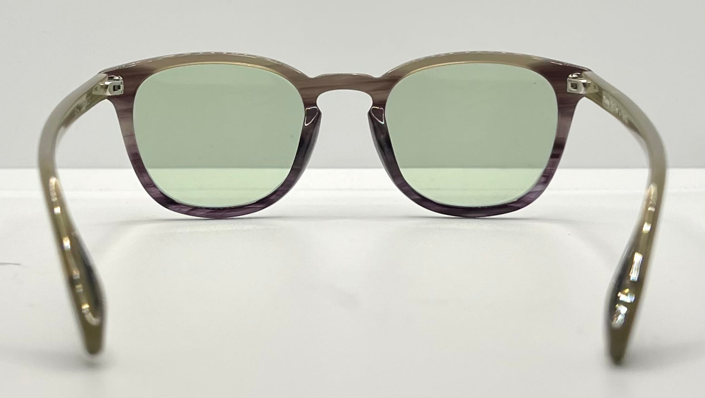 Kung Fu Eyes by Eve.D. 1031 with New, Custom Green Tint Lenses-Y2K Sunglasses