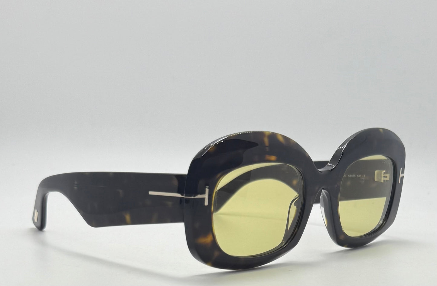 TOM FORD TF1219 CARMEN-02 52E Sunglasses – Yellow Lenses – Full Kit – Brand New