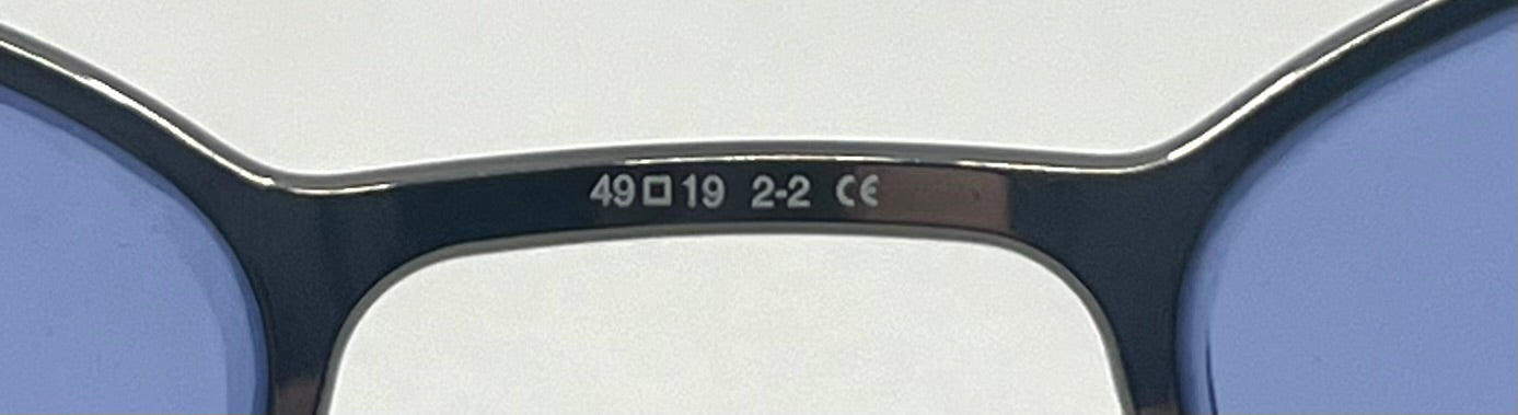 GUCCI GG1668 836 Y2K VINTAGE OVAL SUNGLASSES-NEW SKY BLUE TINTED CUSTOM LENSES