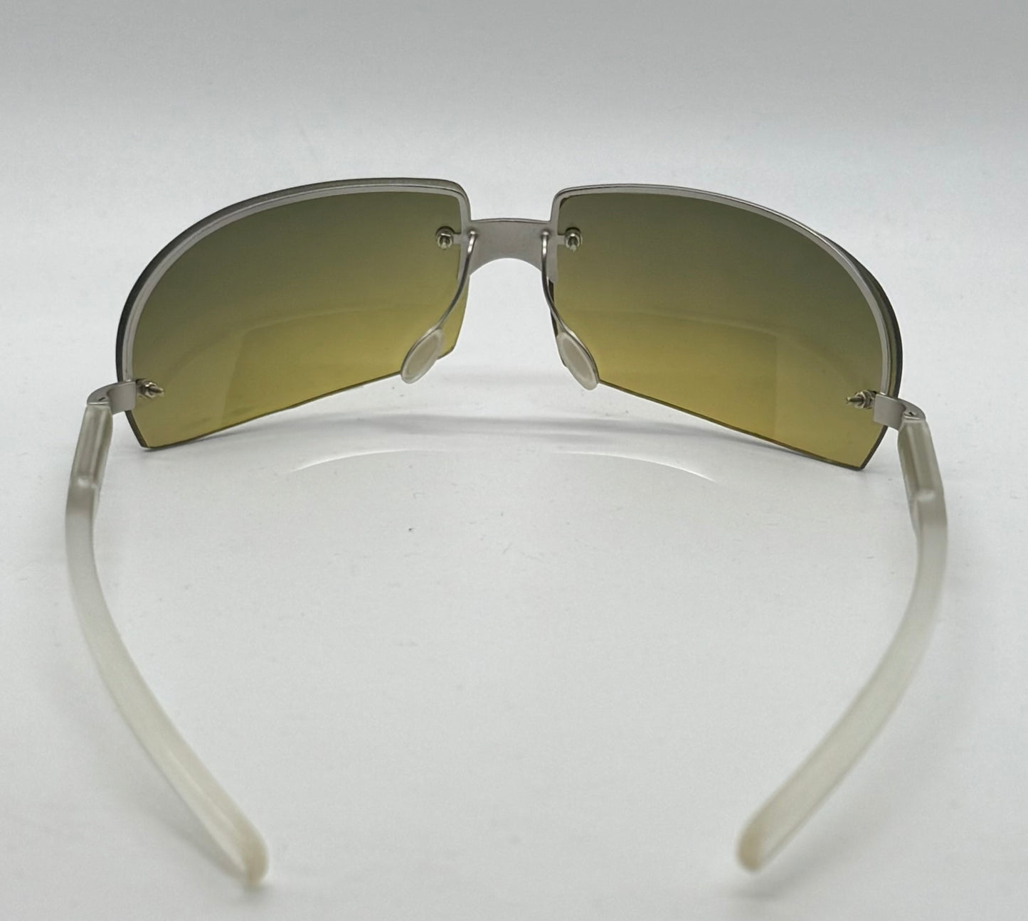 Prada SPR 72A Vintage Shield Sunglasses-Gradient Lenses-Y2K-Italy-Deadstock/New
