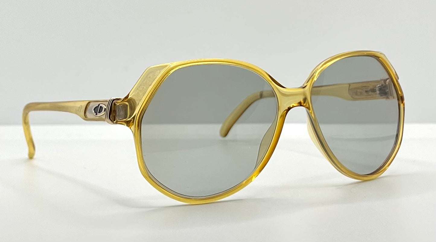 CHRISTIAN DIOR 2255 20 – Vintage Sunglasses w/New, Custom Aquamarine Lenses-Germany