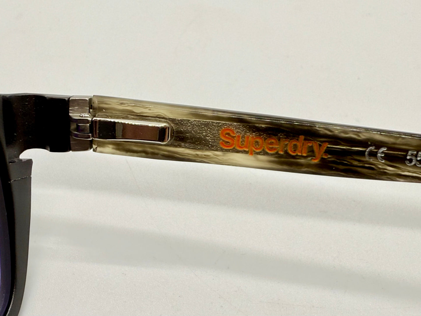 SUPERDRY x FOUNDRY JAPAN COLLAB w/New Purple Gradient Custom Lenses-SPRING HINGES-Unworn