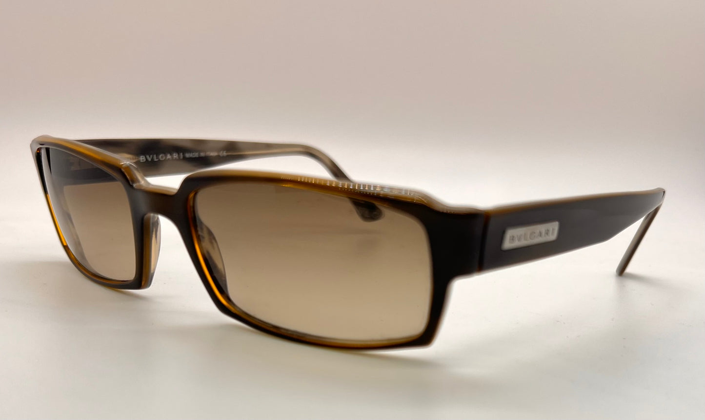 Bvlgari BV715 707/13 Sunglasses – Black Frame with Brown Gradient Lenses