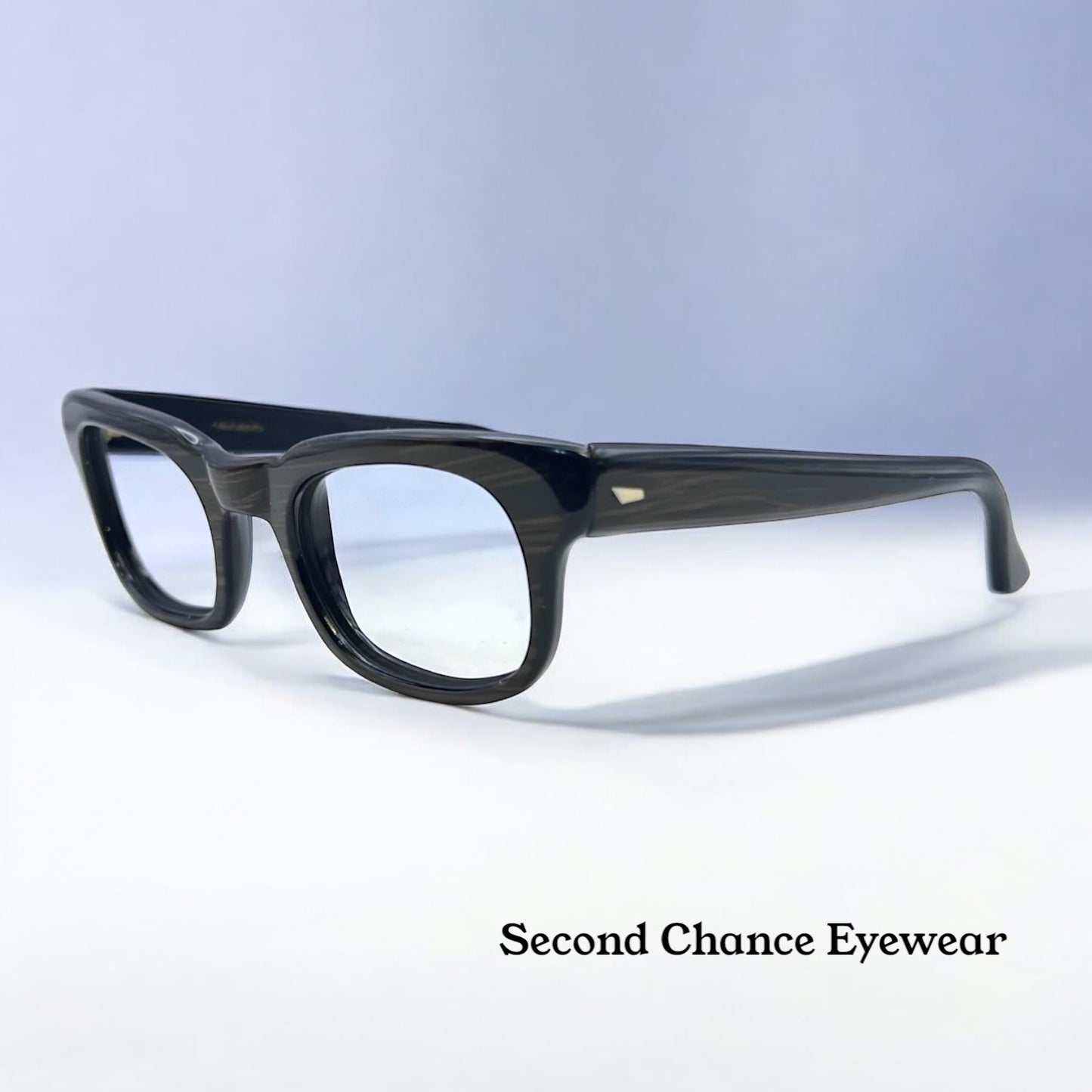 1950s Black Horn-Rim Eyeglass VINTAGE Frames – Collectors Condition-Ready for Lenses