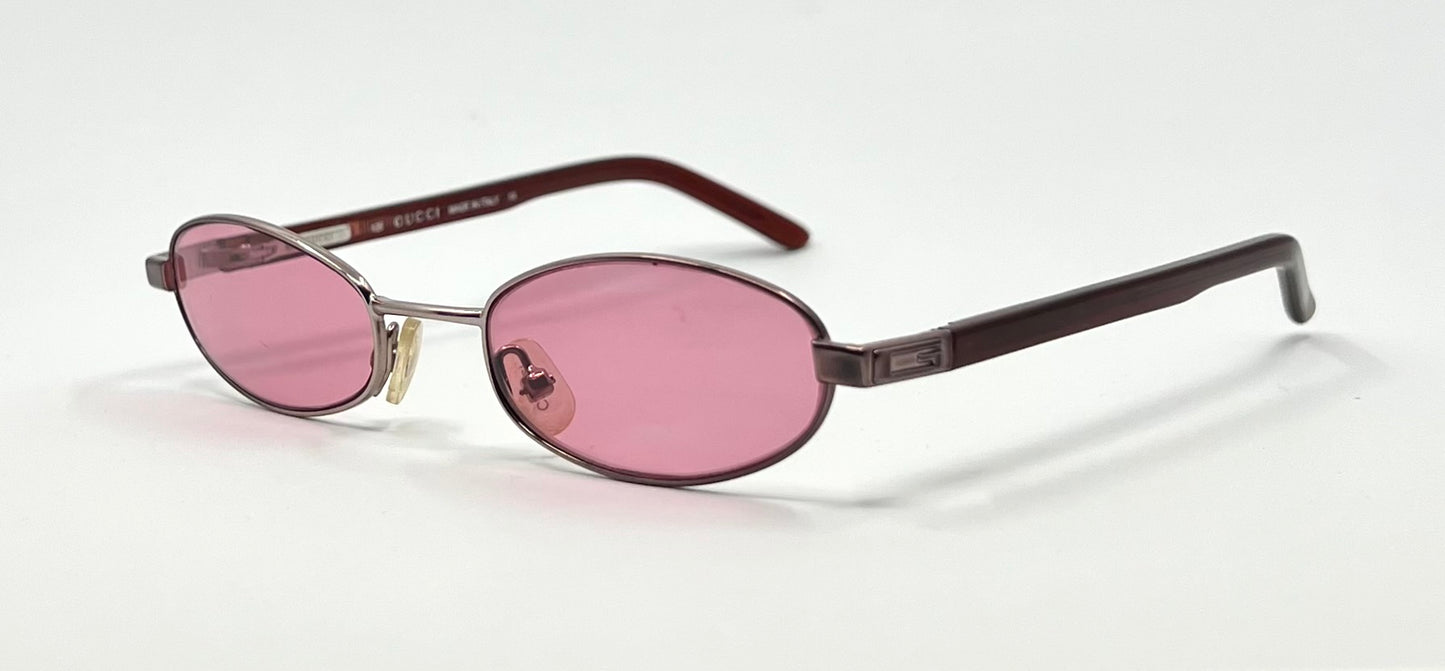 Gucci GG 2679 R4V Y2K Vintage Sunglasses w/New Rose Tinted Custom Lenses