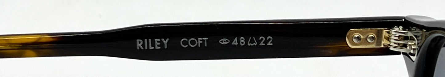 Garrett Leight California Riley COFT Sunglasses w/New Gradient Tinted Custom Lenses-Full Kit