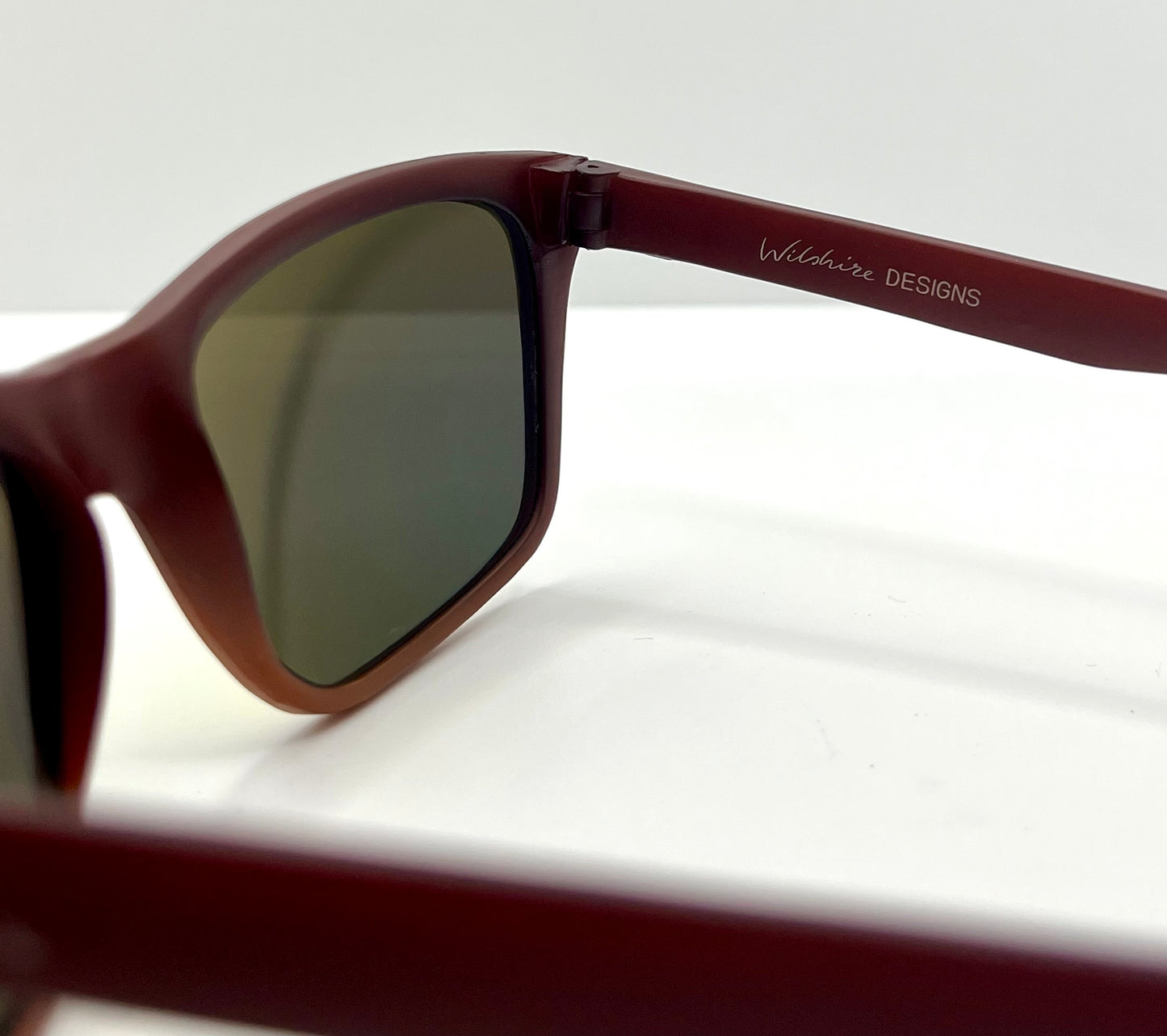 Mira M45 Vintage Sunglasses – Matte Red Frame w/ Yellow Mirror Lenses – NOS