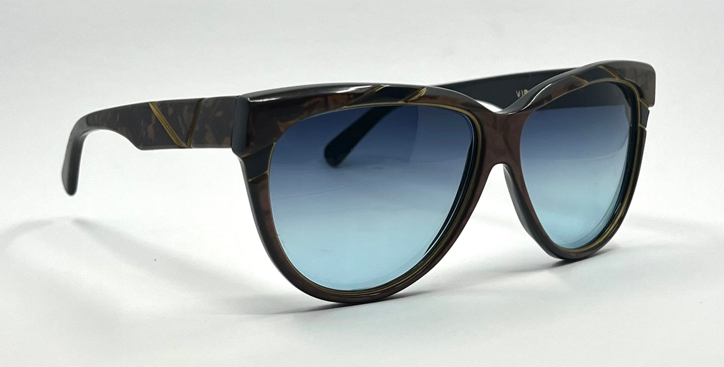 France Look VIRJNIE 1 CS 76 Vintage Sunglasses w/New Gradient Tinted Custom Lenses-Unworn