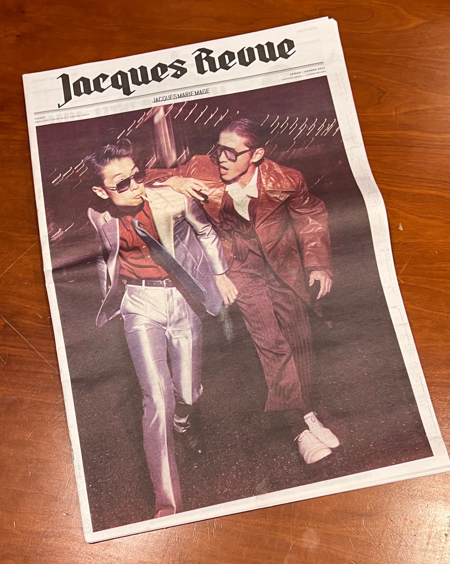 Jacques Marie Mage-Jacques Revue SPRING/SUMMER 2024-Product Review Magazine w/Folded Crease