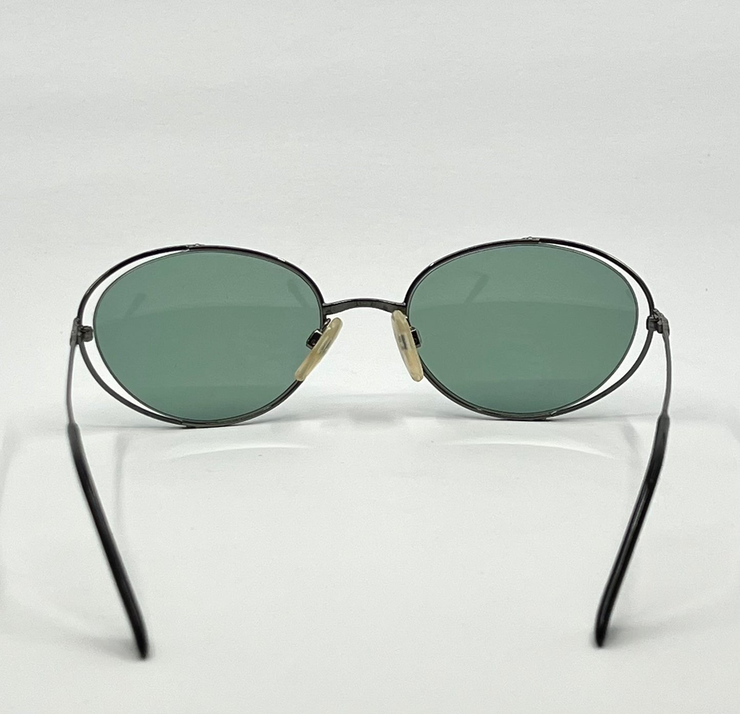 Vintage Yves Saint Laurent 4163 Sunglasses w/New Solid Green Custom Tinted Lenses-Unworn