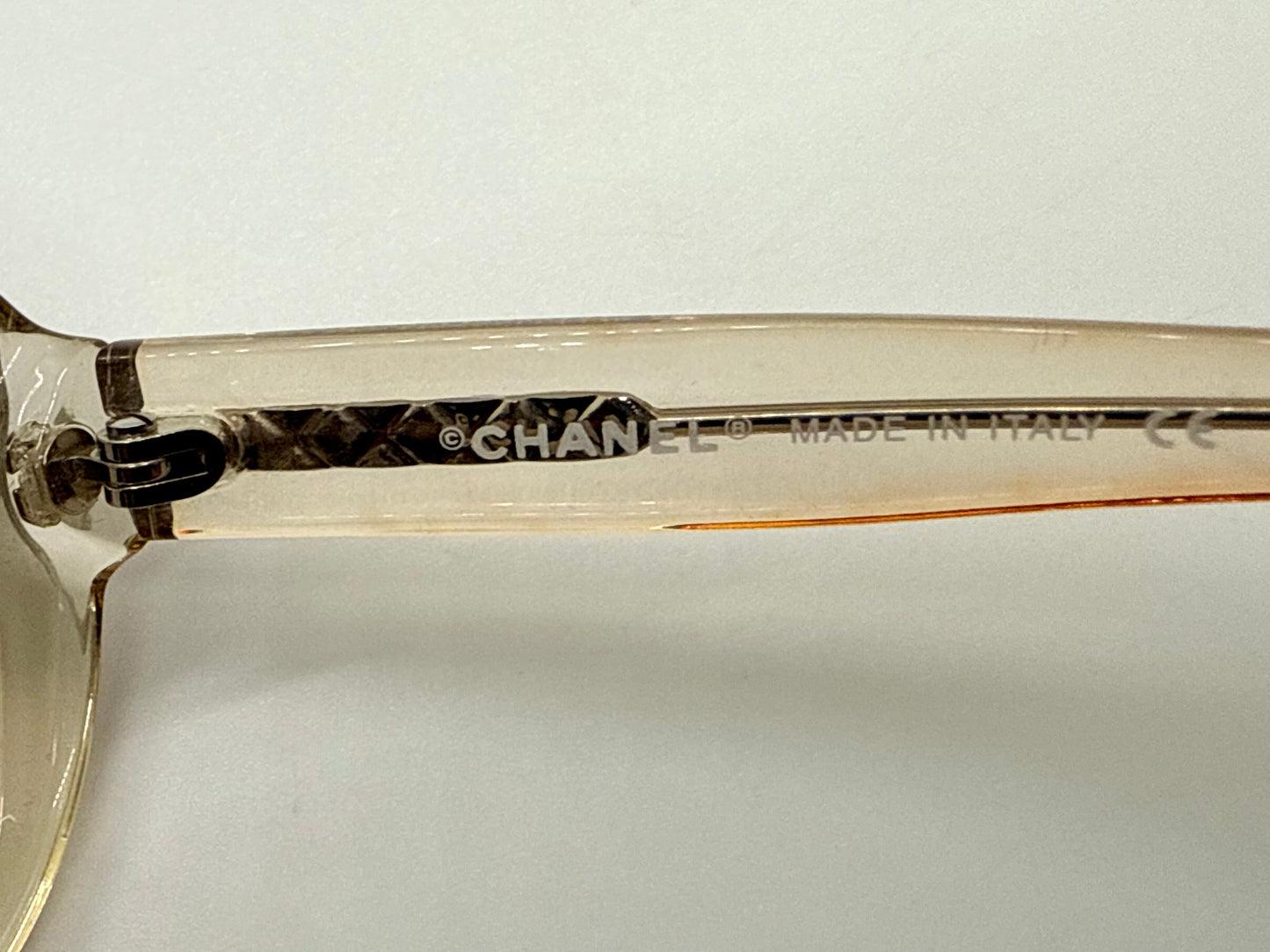 Chanel 5066 c.866/8G Sunglasses – Vintage Y2K Shield Wrap Gradient Brown Italy