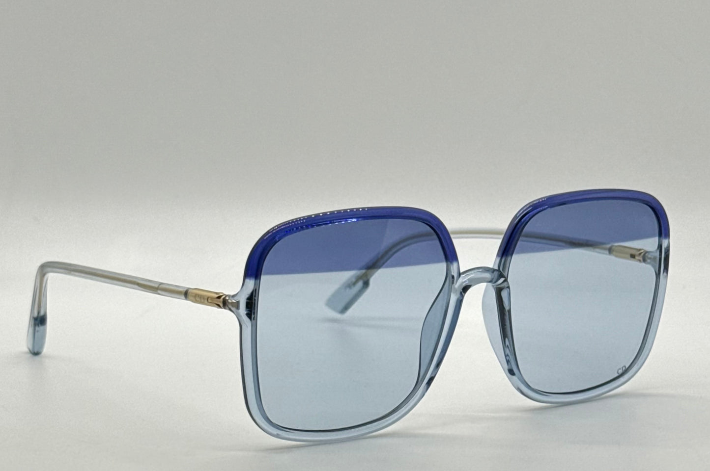 Christian Dior DiorSoStellaire1 Sunglasses ZX9UY-Blue Gradient Lenses–Full Kit/NOS