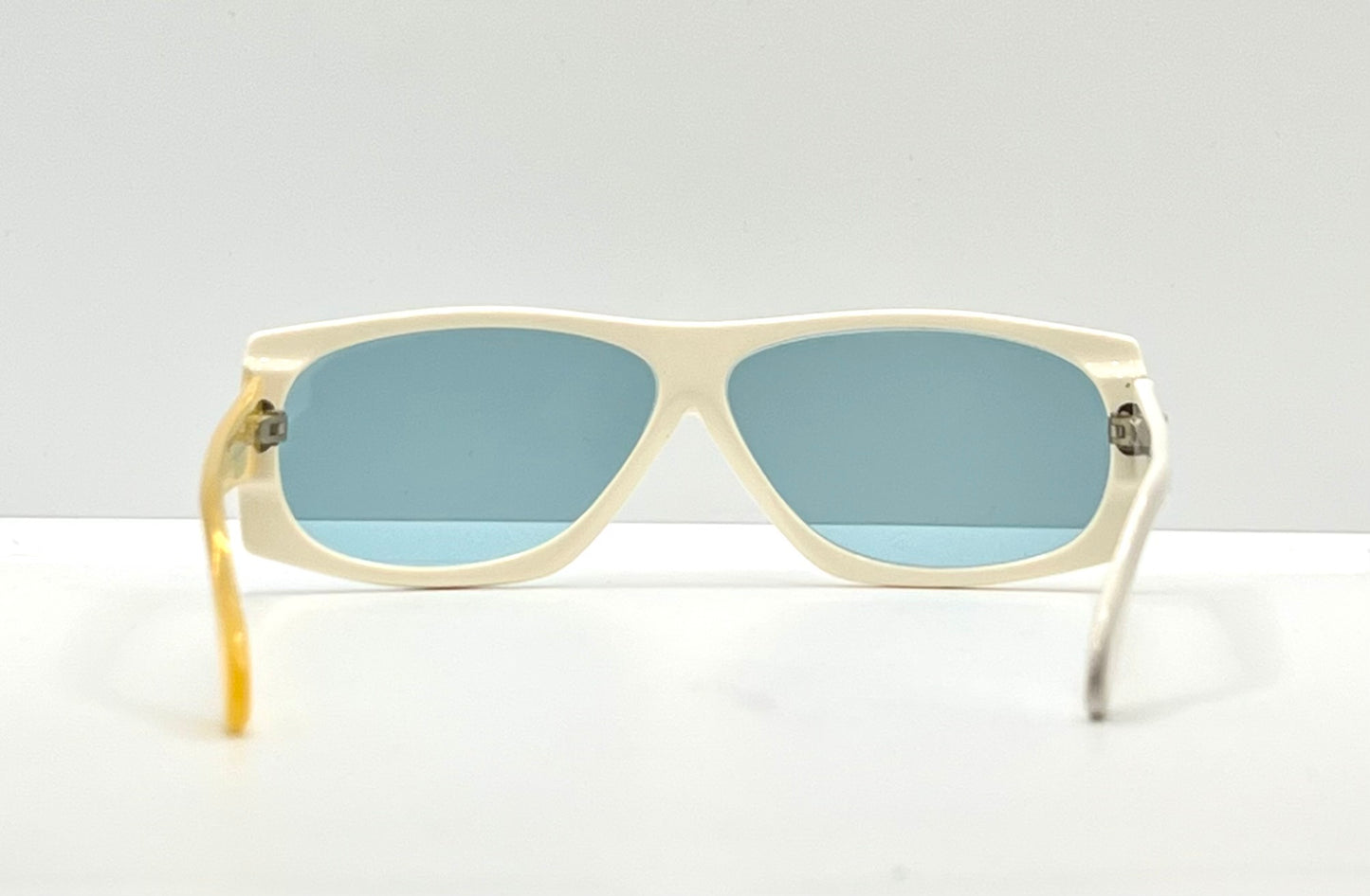 Vintage Silhouette M3038/20 Two-Tone Sunglasses Austria Custom Blue Lenses 135mm