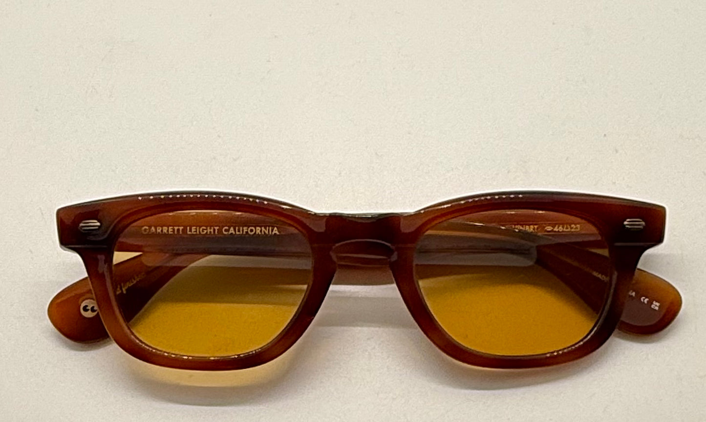 Garrett Leight California Optical LO-B VINBRT 46-23 Full Kit-New/Unworn -Discontinued