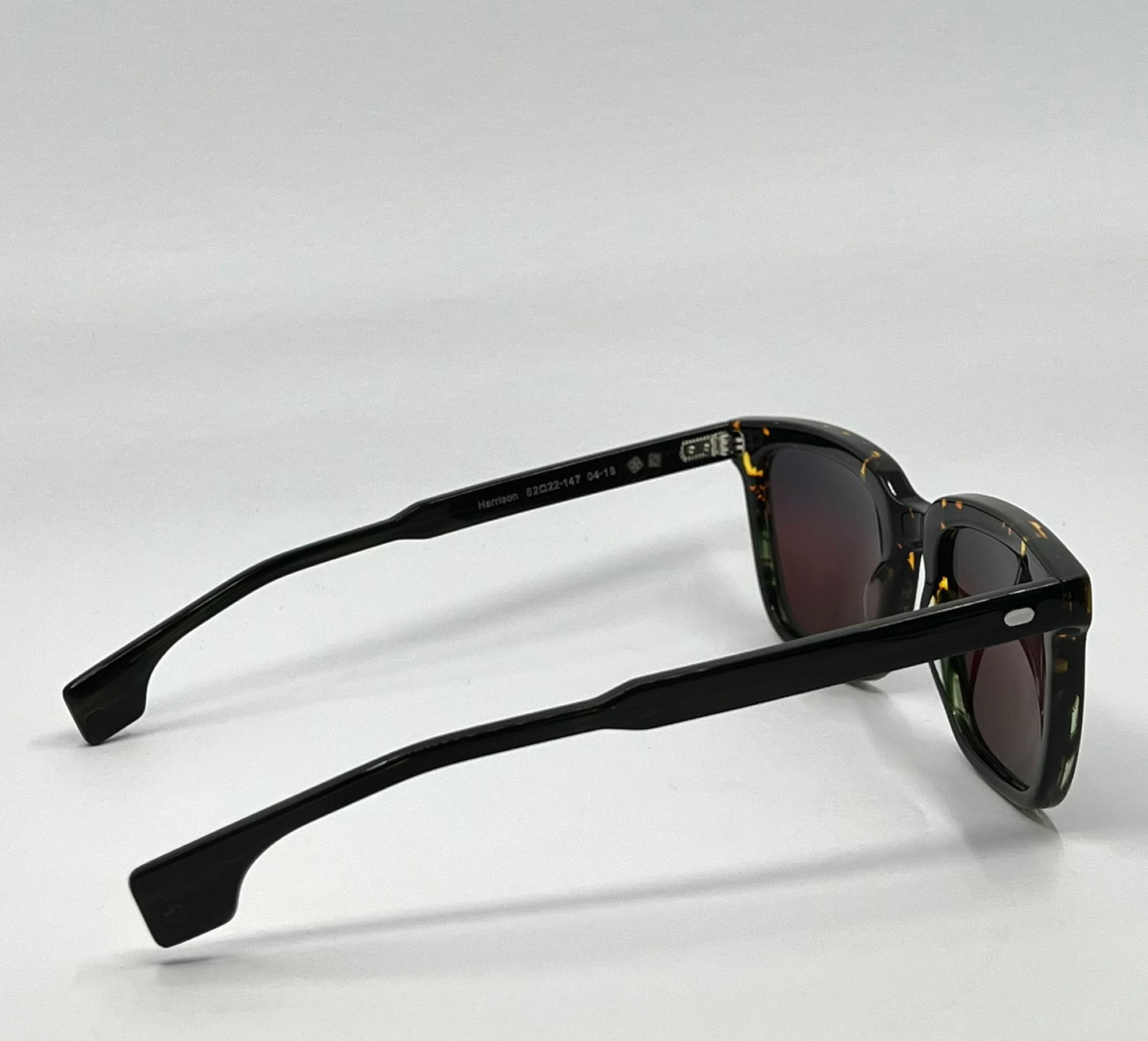 Entourage of 7 Los Angeles “Harrison” w/New Drk Grey to Red Custom Gradient Lenses-Handmade in Japan