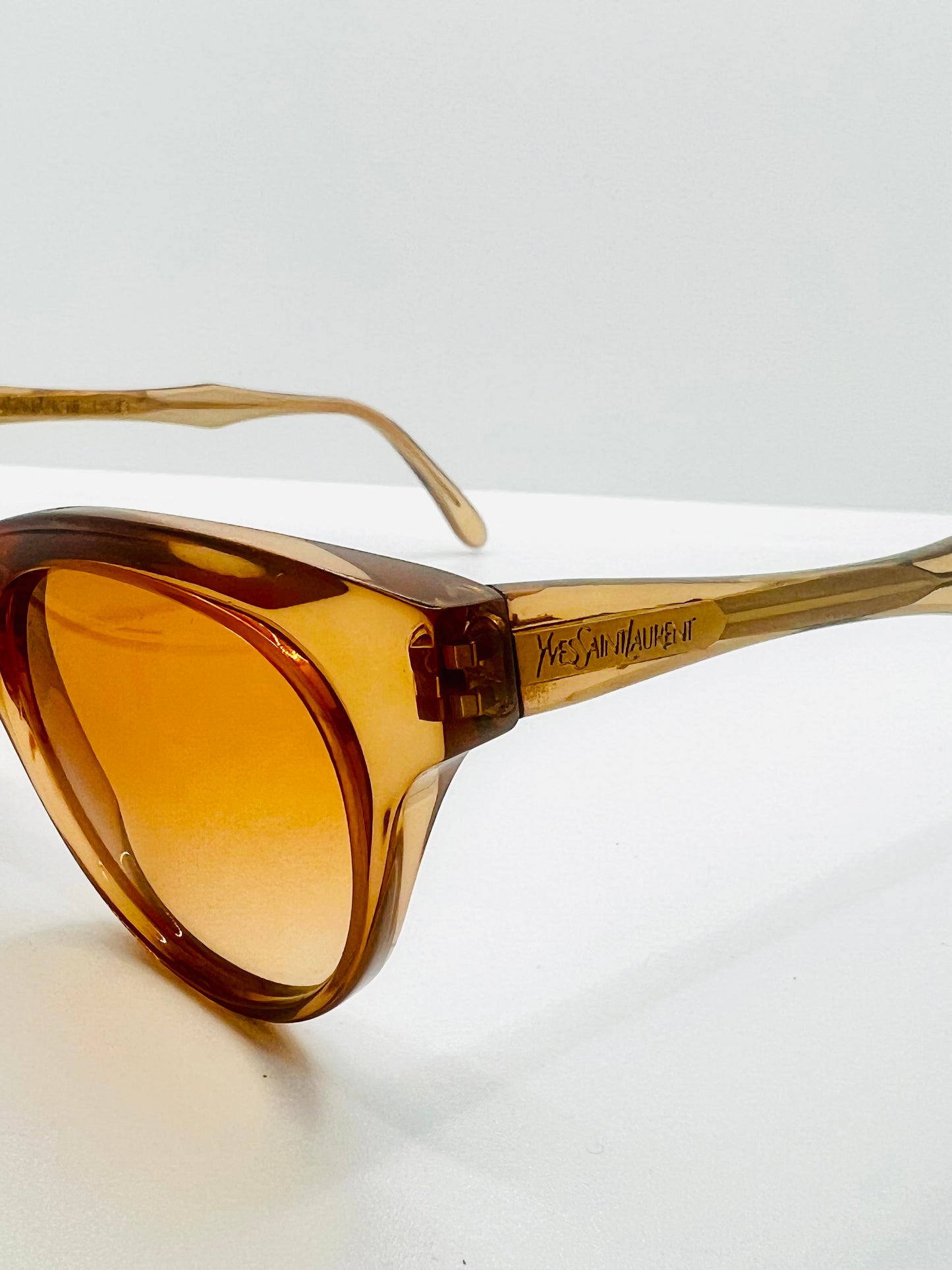 YSL “PROCRIS”-Honey Crystal Sunglasses-Vintage 1980s Deadstock-France – NOS
