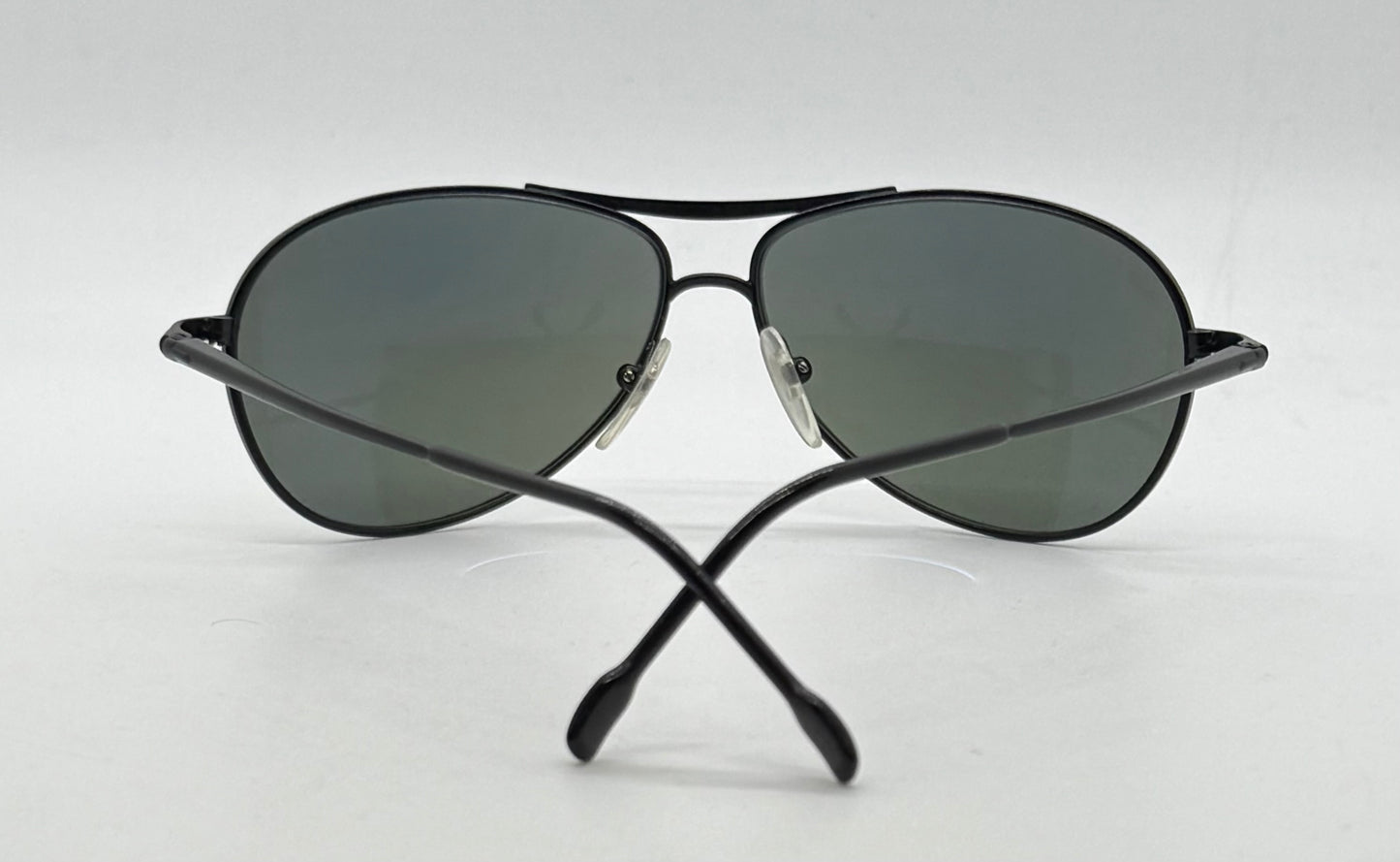 PERSOL 2256-S 594/58 Vintage Black Aviators w/ Polarized Lenses-Deadstock