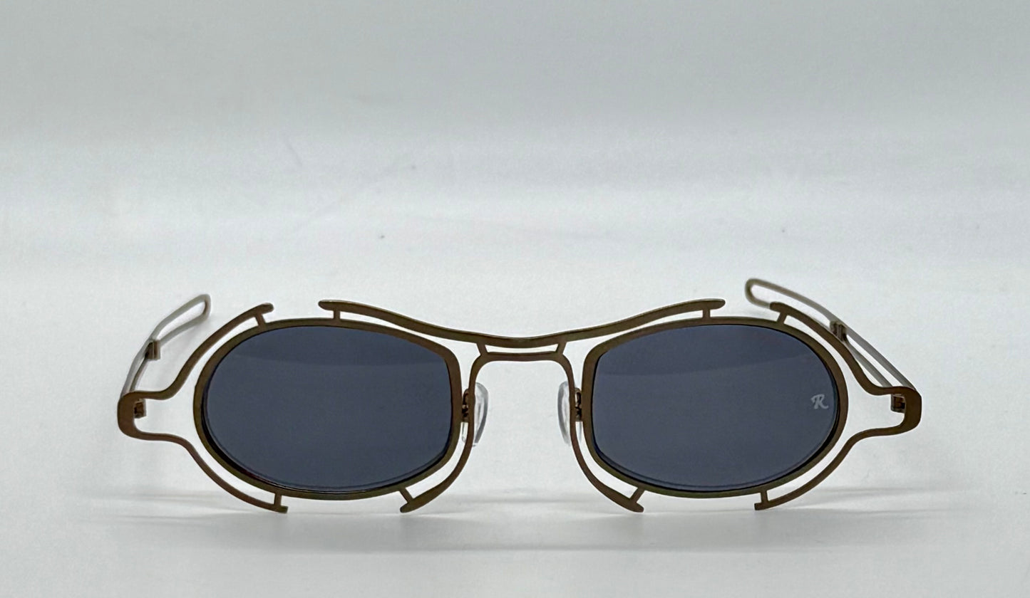 Raf Simons × Linda Farrow RAF13-C1 Bronze Sunglasses – Rare Collaboration